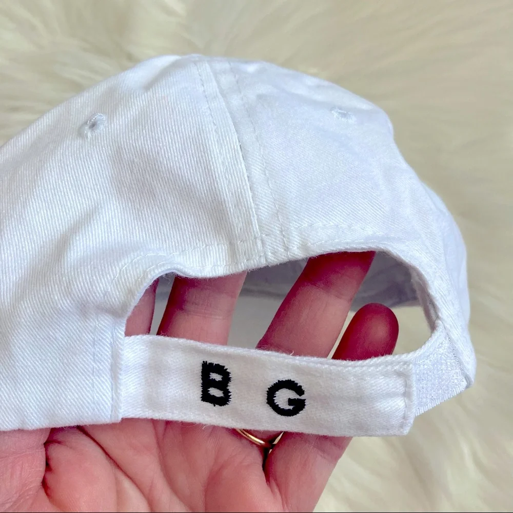 Adjustable White Bulgaria Baseball Hat